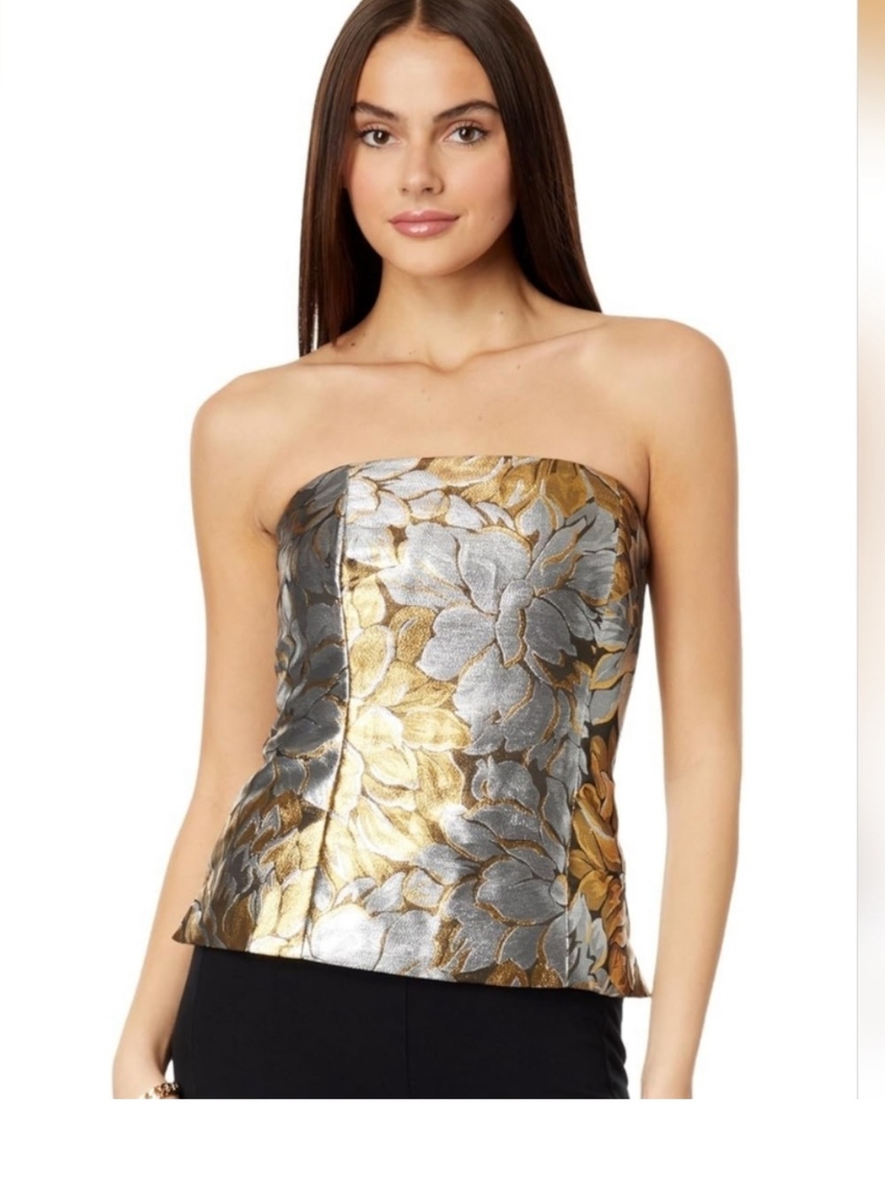 Lilly metallic top